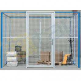 Caseta enrejada para talleres 5000x3000x2200