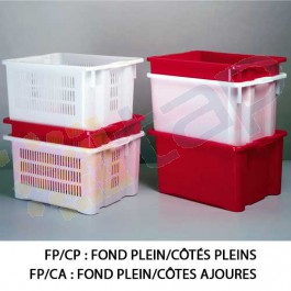 Bac Multi-usages 50 Litres blanc FP/CP