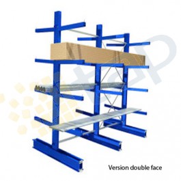 Estantería cantilever semi-pesada - 4 niveles - Primer elemento