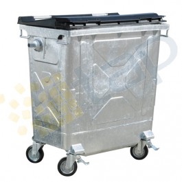 Contenedor para residuos 770 litros con tapa de plástico