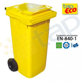 Contenedor para residuos 360 L amarillo