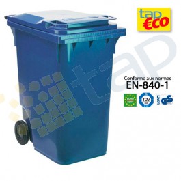 Contenedor para residuos 2 ruedas 360 L azul