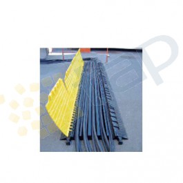 Pasaje para tubos y cables de poliuretano
