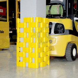 Protección de polietileno para poste - Medidas: 250x250 mm