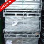 Contenedor con fondo abatible 500 litros galvanizado de ocasión