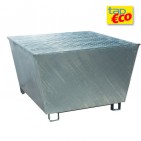 Cubeta colectora galvanizada para 1 GRG/IBC con enrejado Wireline®