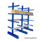 Estantería cantilever semi-pesada - 4 niveles - Elemento siguiente