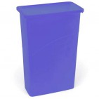 Papelera azul 87.1 litros sin tapa