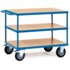 Mesa de servicio flexible 3 plataformas 500 kg 1000x700 mm