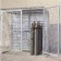 Caseta enrejada para botellas de gas